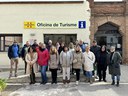 Representantes del sector comercial y turístico de la comarca descubren detalles del patrimonio de Montblanc Representantes del sector comercial y turístico de la comarca descubren detalles del patrimonio de Montblanc